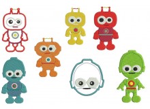 Stickserie - Roboter